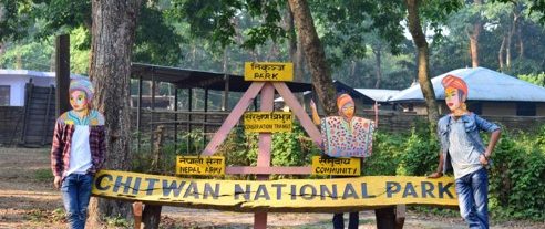 Chitwan National Park is a best place around Padampur for Animal enthusiasts